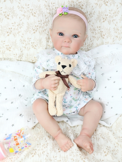 Силиконовая кукла Реборн девочка Веста, 48 см-2