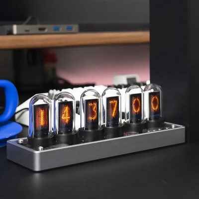 Настольные светодиодные часы Nixie tube IPS-2